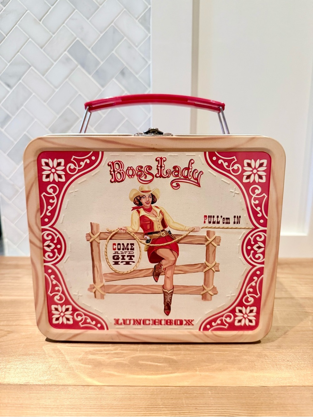 Boss Lady Western Collectible Lunchbox